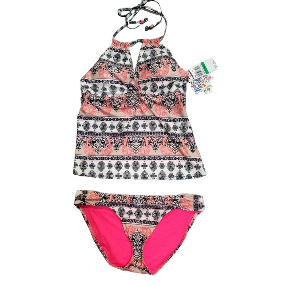 Becca womens Swimsuit bikini 2 pc size Large new